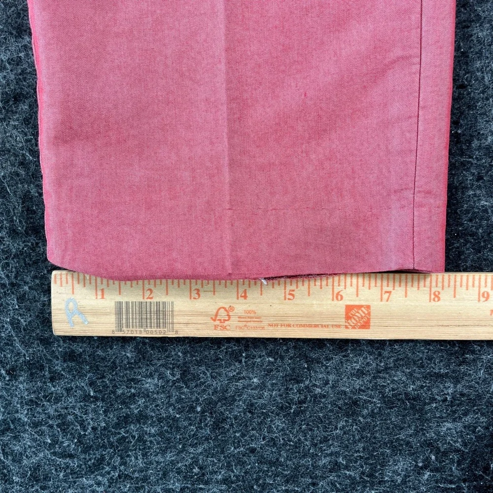 Lauren Ralph Lauren Dress Pants Mens 38x34 Pink Flat Front Business Hem Flaw